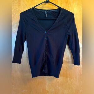 Maurices 3/4 sleeve button down sweater